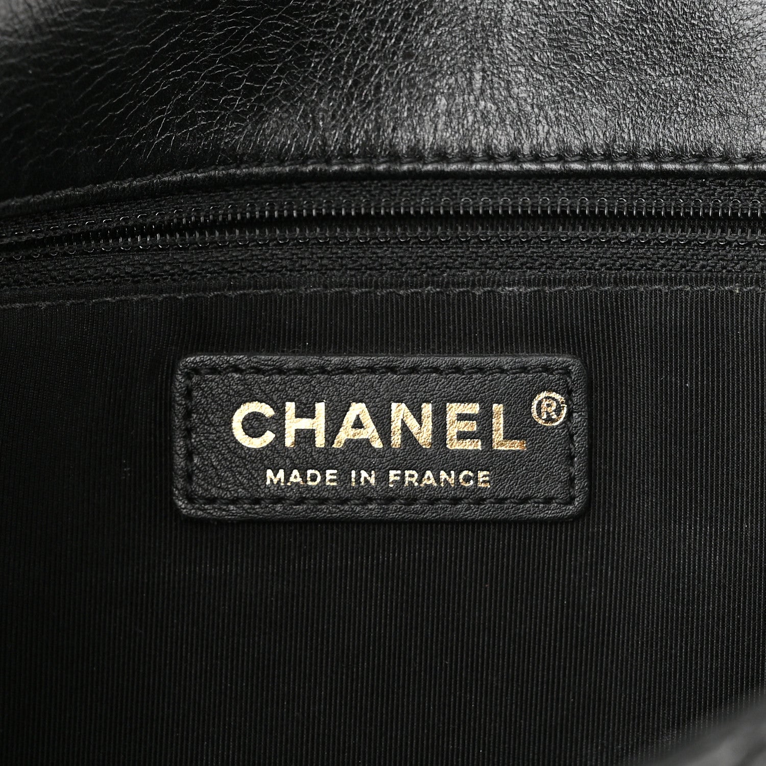 Chanel Lambskin Braided Flap Navy Black 6 of 10