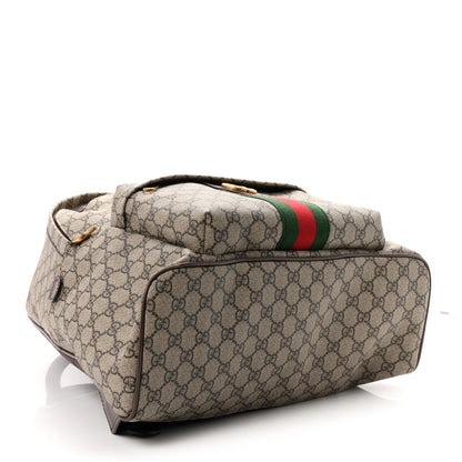 Gucci GG Supreme Monogram Medium Ophidia Backpack Brown 4 of 10