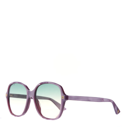 Gucci Acetate Square Frame GG0092S Sunglasses Purple 1 of 4