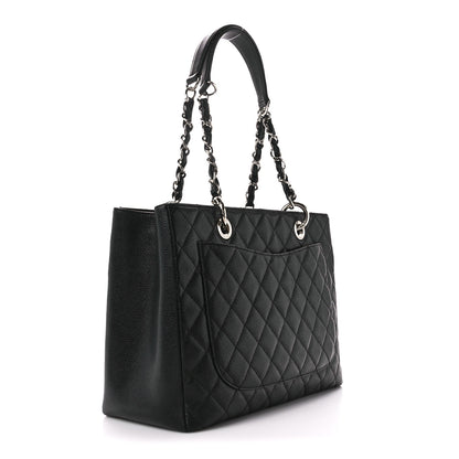 Chanel Caviar Quilted Grand Shopping Tote GST Black 3 of 11