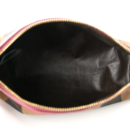 Fendi Pequin Vitello Pouch Tobacco Amarena 5 of 7