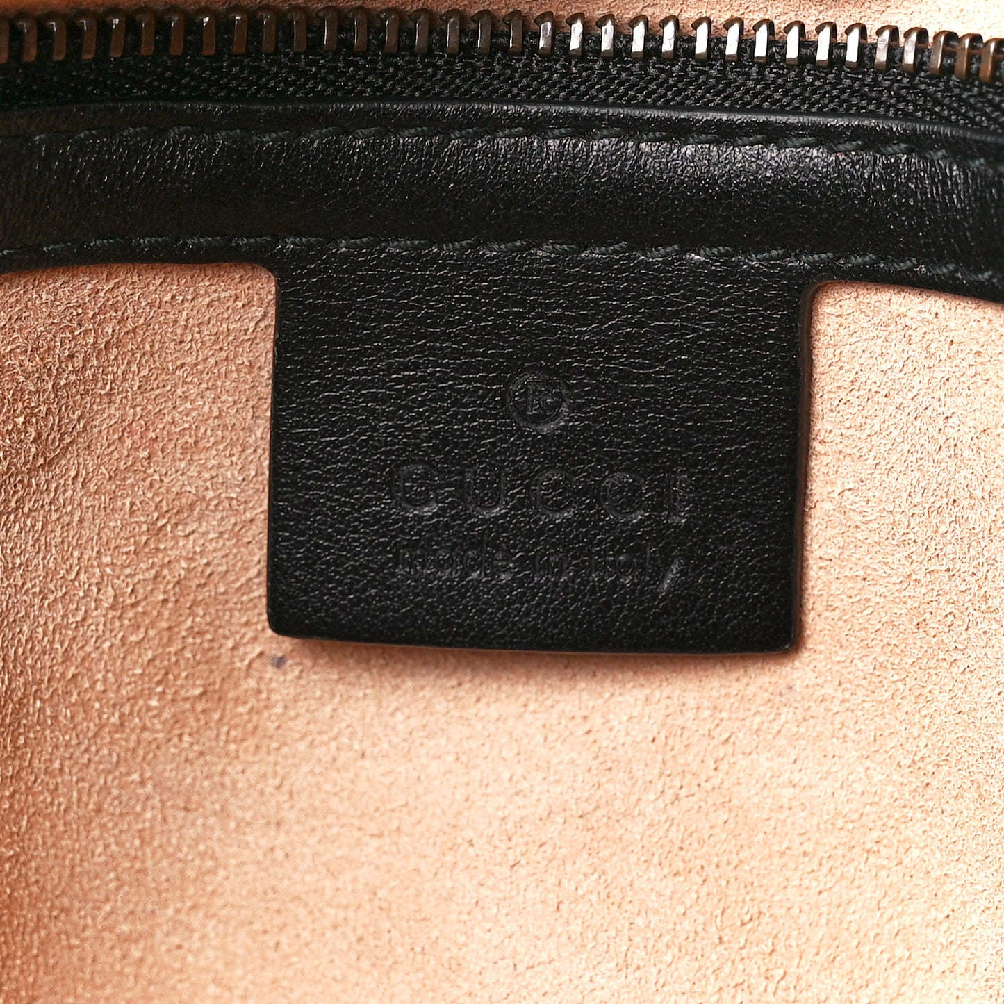 Calfskin Matelasse Small GG Marmont Shoulder Bag Black