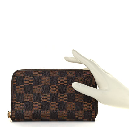 Louis Vuitton Damier Ebene Zippy Compact Wallet 2 of 10