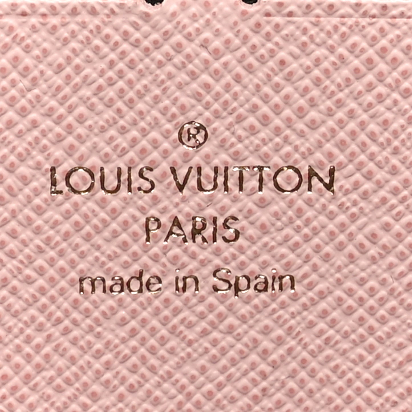 Damier Ebene Clemence Wallet Rose Ballerine