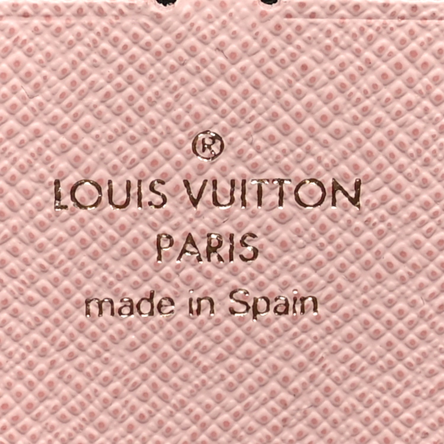Louis Vuitton Damier Ebene Clemence Wallet Rose Ballerine 6 of 10