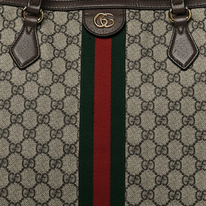 Gucci GG Supreme Monogram Medium Ophidia Shopping Tote Brown 8 of 14