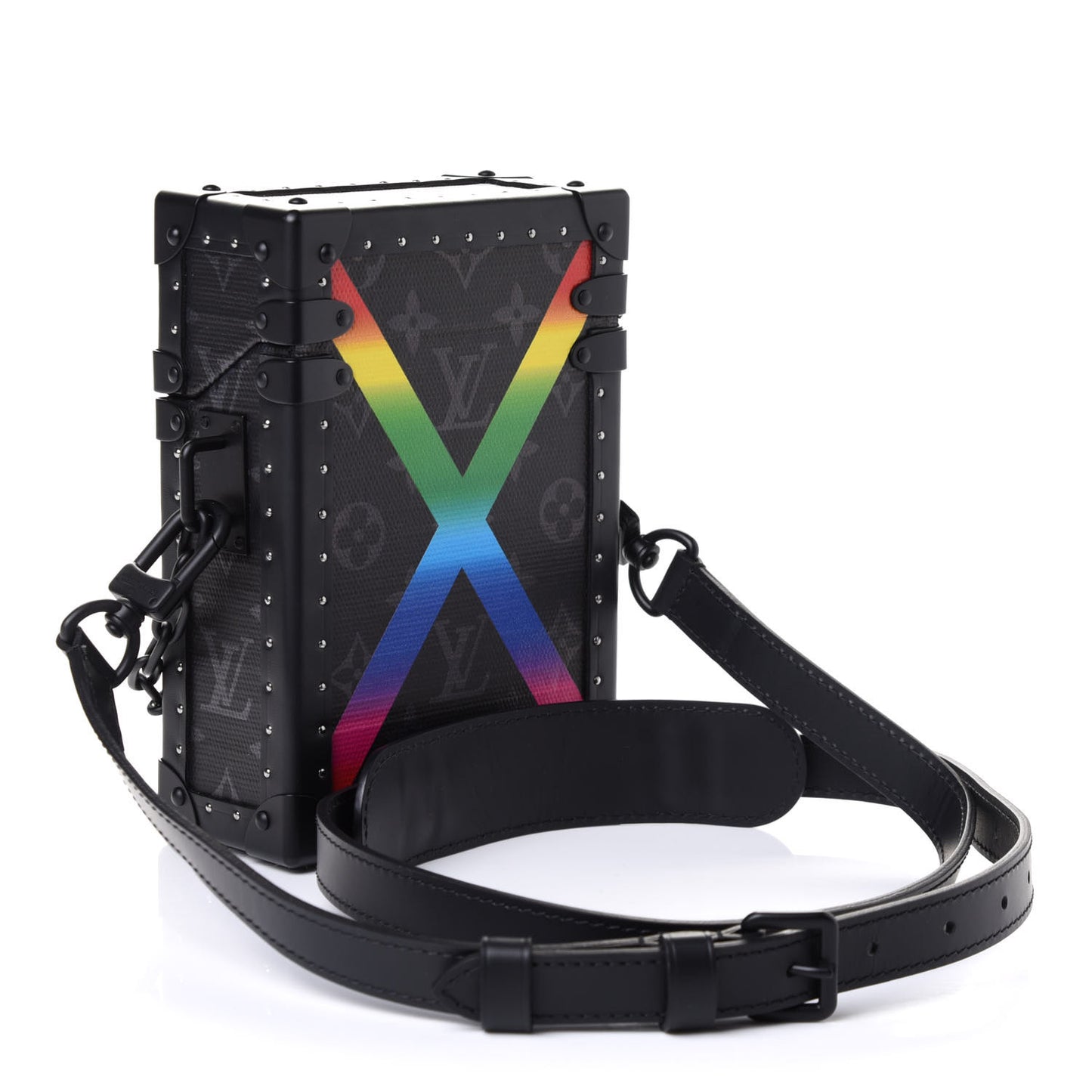Monogram Eclipse Rainbow Vertical Trunk Black