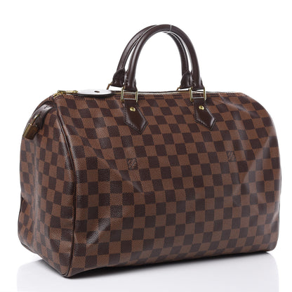 Louis Vuitton Damier Ebene Speedy 35 4 of 11