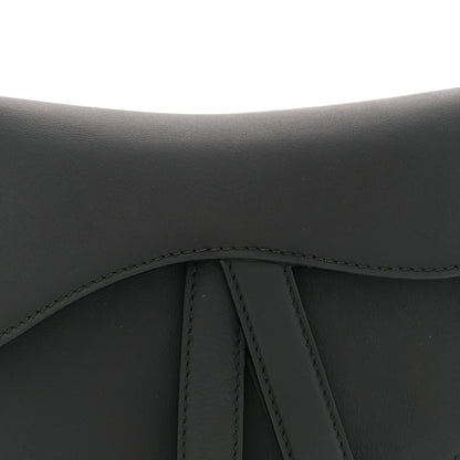 Christian Dior Ultra Matte Calfskin Mini Saddle Bag Black 8 of 12