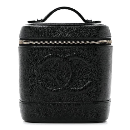 Chanel Caviar Vanity Cosmetic Case Black 1 of 11