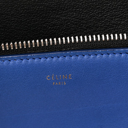 Celine Calfskin Medium Tri-Color Edge Shoulder Bag Blue Multicolor 6 of 11