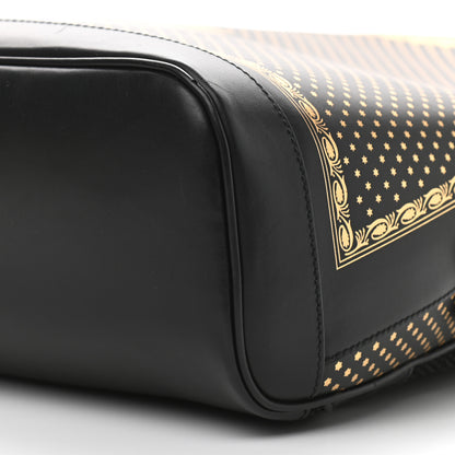 Gucci X SEGA Calfskin GUCCY Stars Dome Backpack Black Gold 11 of 11