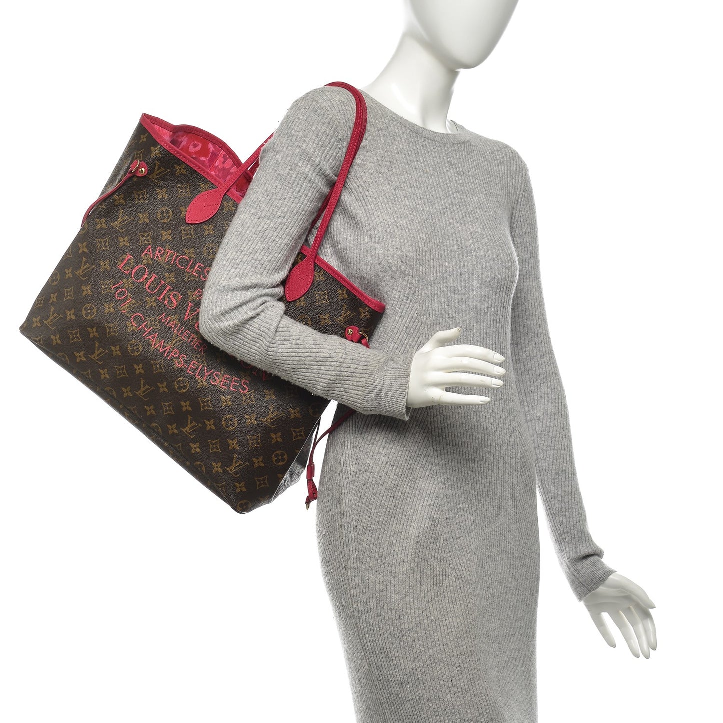 Monogram Articles de Voyage Ikat Neverfull GM Rose Indien