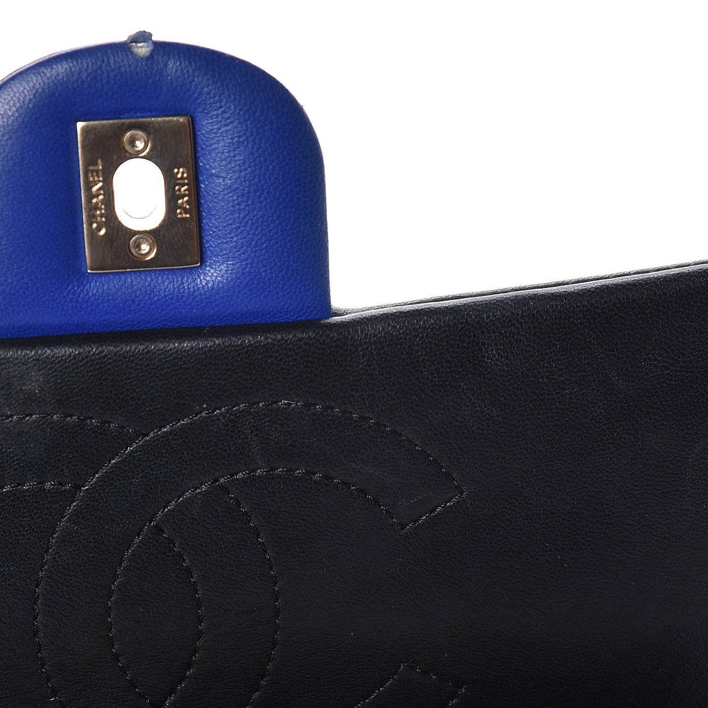 Lambskin Quilted Medium Graphic Flap Multicolor