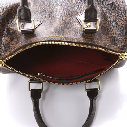 Louis Vuitton Damier Ebene Speedy Bandouliere 25 5 of 10