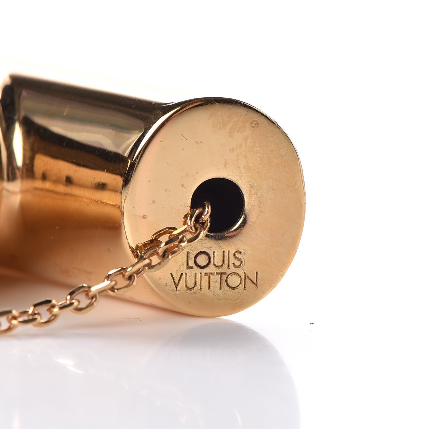 Louis Vuitton Large Essential V Necklace Gold 7 of 7