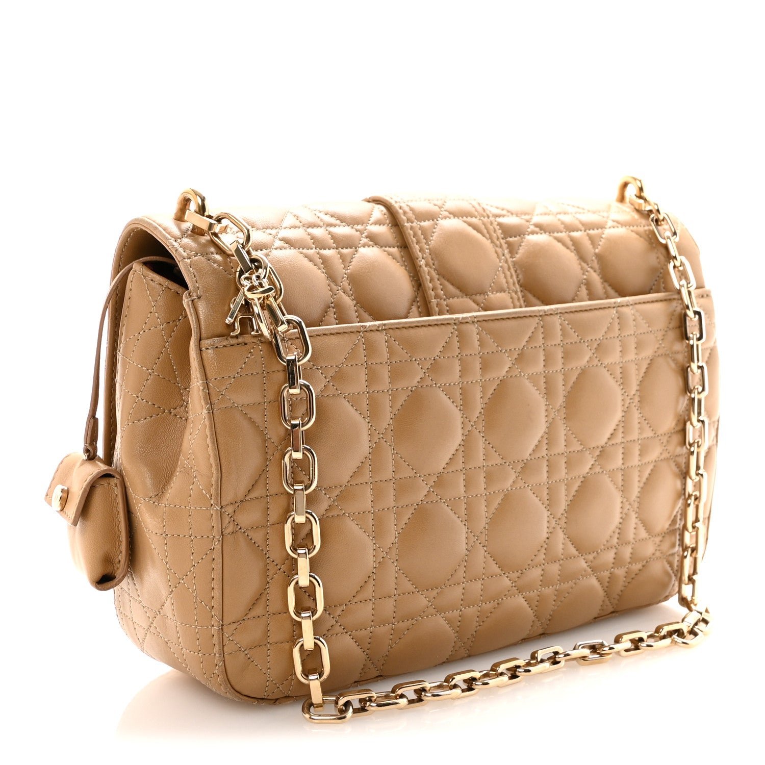 Christian Dior Lambskin Cannage Medium Miss Dior Flap Beige 3 of 9