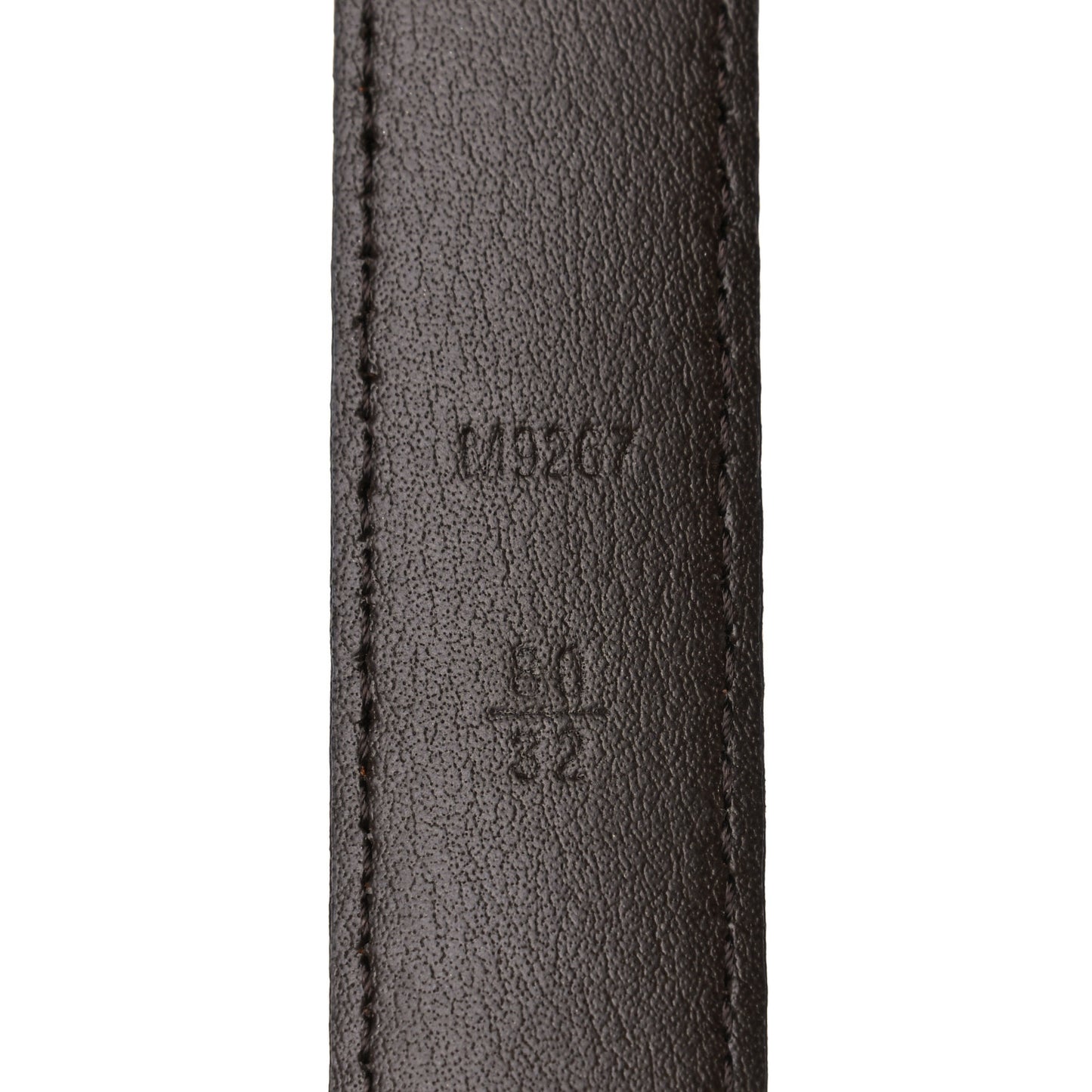 Mini Damier Ebene 25mm LV Initiales Belt 80 32