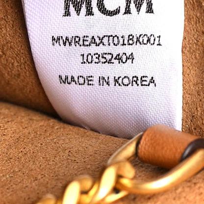 MCM Lauretos Visetos Monogram Mini Tracy Crossbody Bag Black 7 of 10