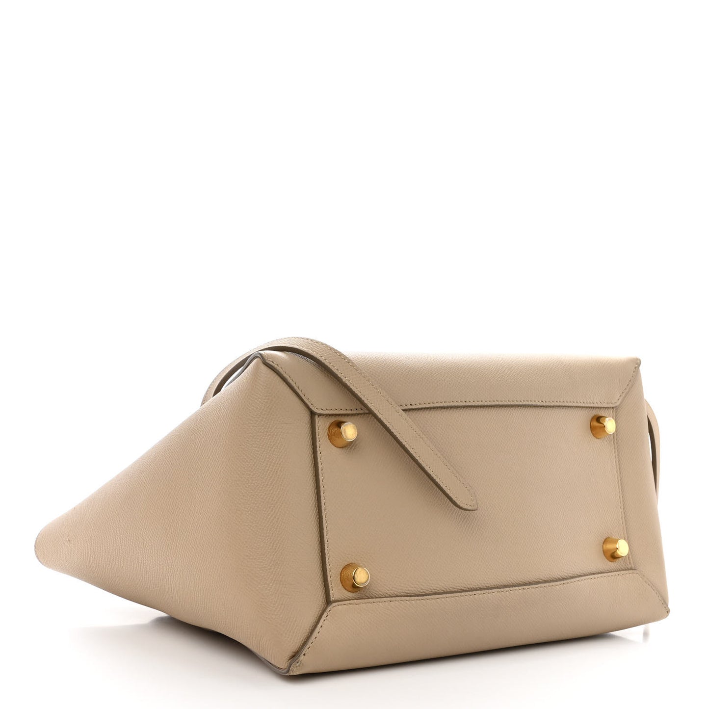 Grained Calfskin Mini Belt Bag Light Taupe
