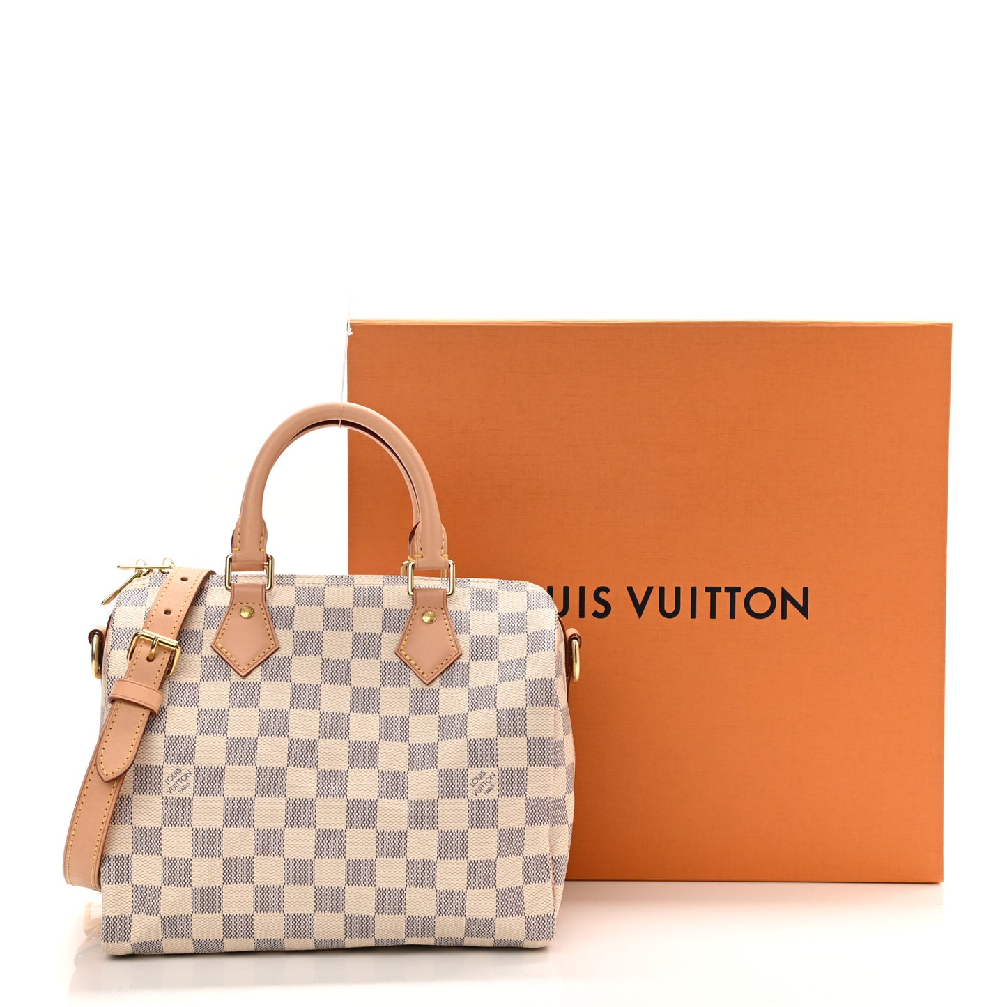 Damier Azur Speedy Bandouliere 25