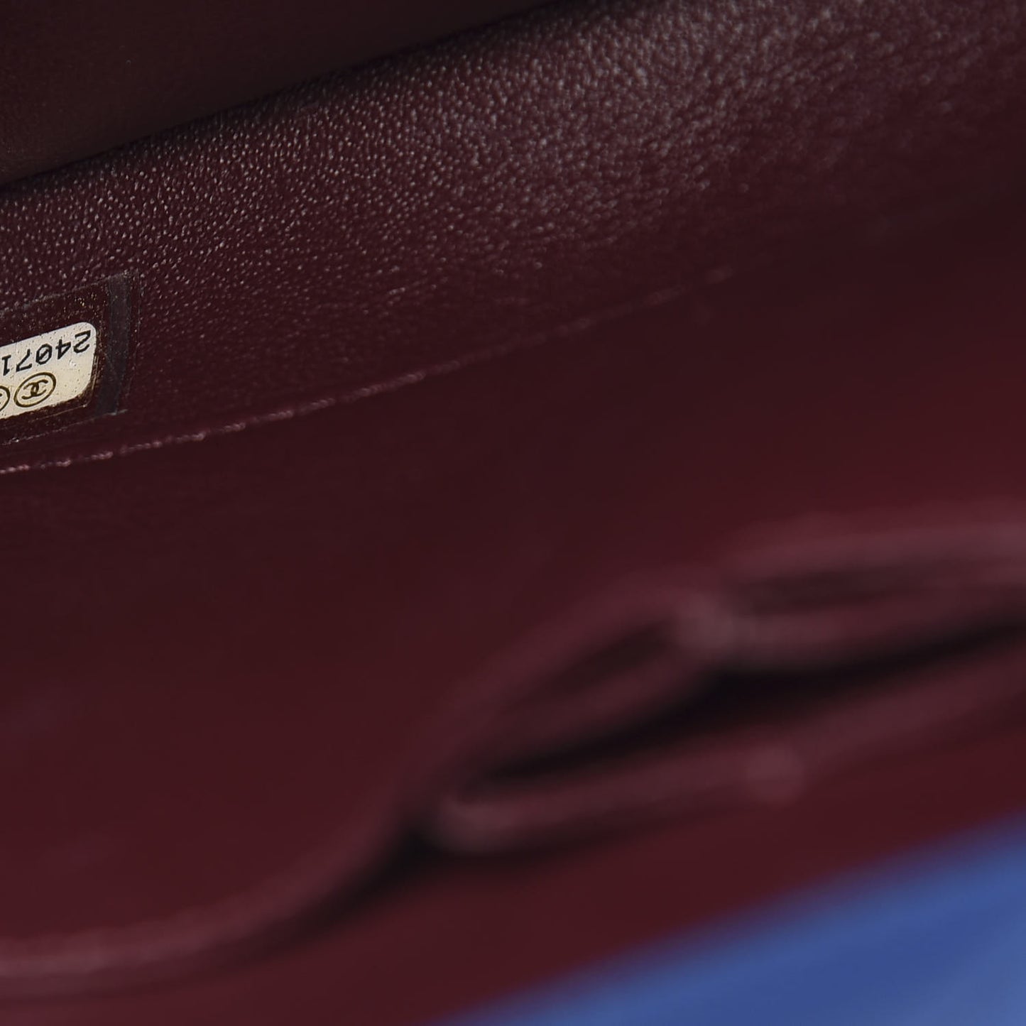 Lambskin Quilted Medium Trendy CC Flap Dual Handle Bag Blue