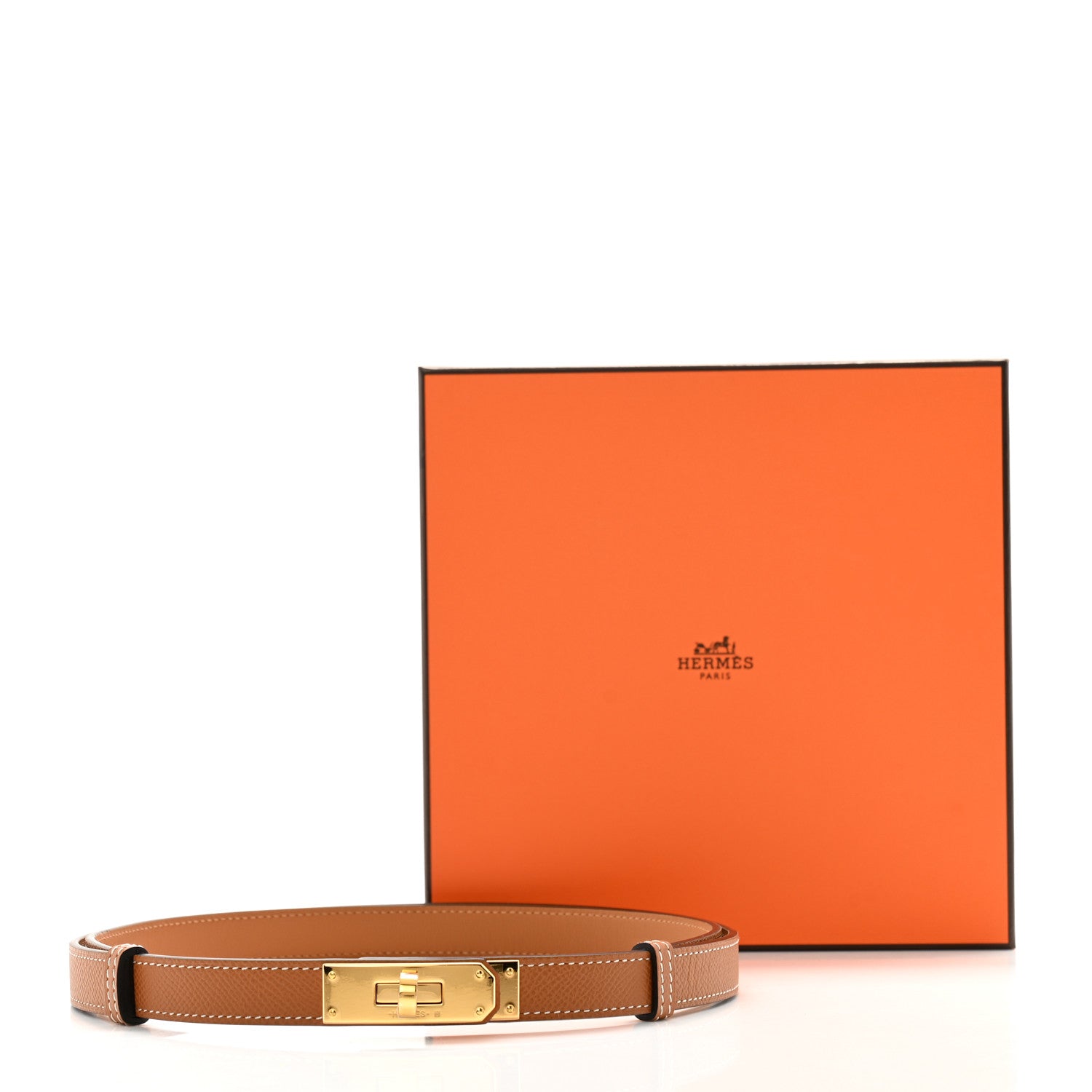Hermes Epsom Kelly Belt Gold 4 of 4