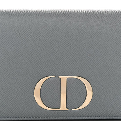 Christian Dior Calfskin 30 Montaigne 2 in 1 Pouch Cloud Blue 7 of 9