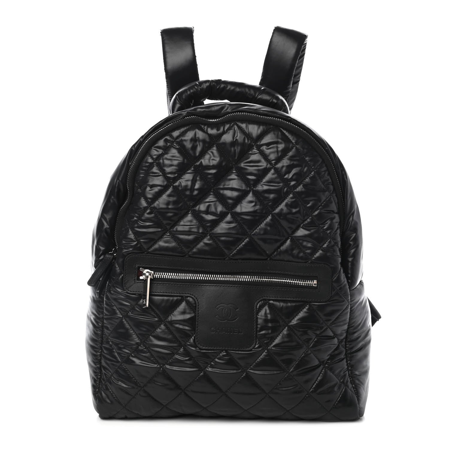 Chanel Nylon Quilted Coco Cocoon Backpack Black 1 of 9