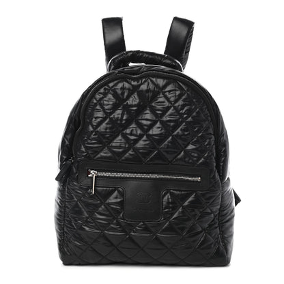 Chanel Nylon Quilted Coco Cocoon Backpack Black 1 of 9