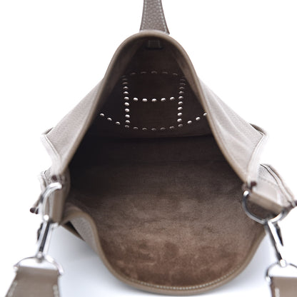 Hermes Taurillon Clemence Evelyne III PM Etoupe 5 of 13