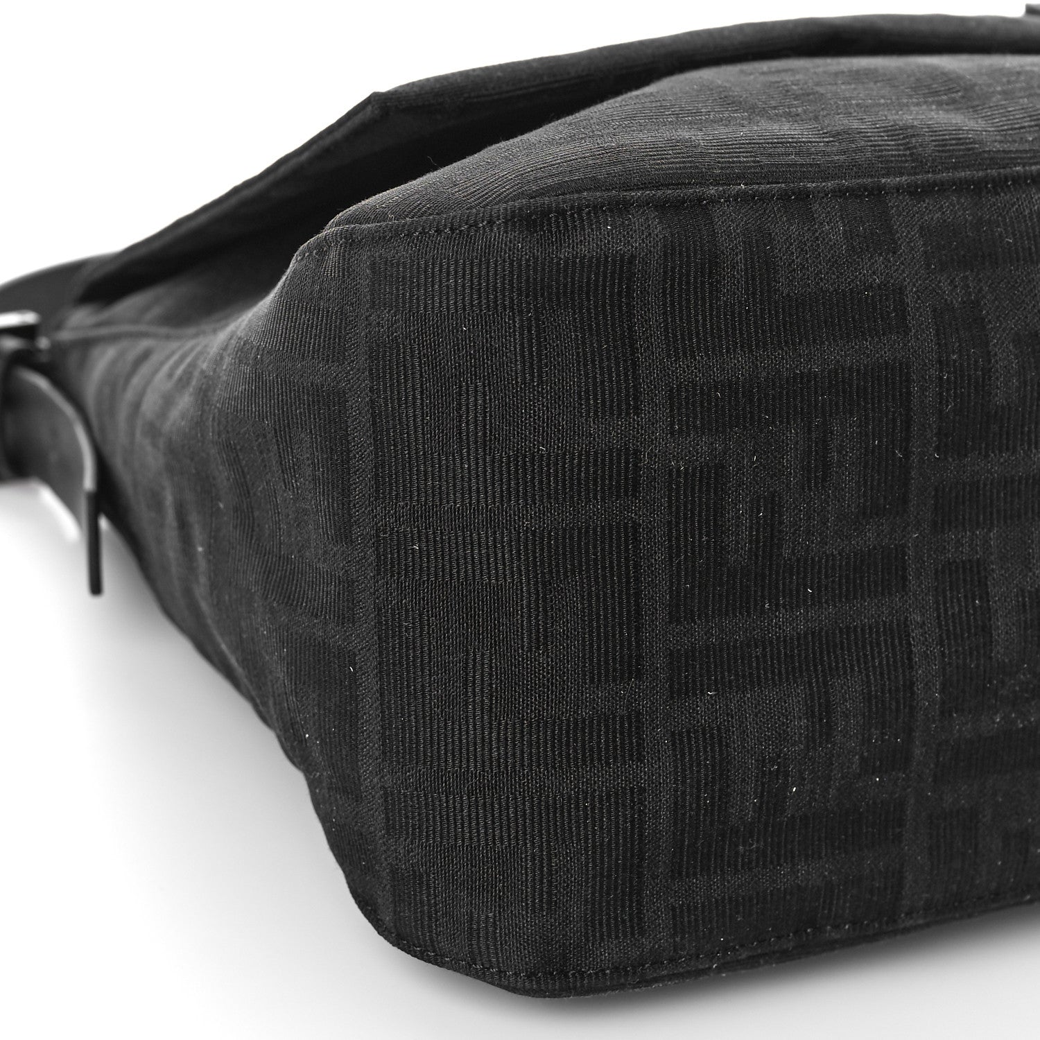 Fendi Zucca Large Mama Baguette Black 6 of 8