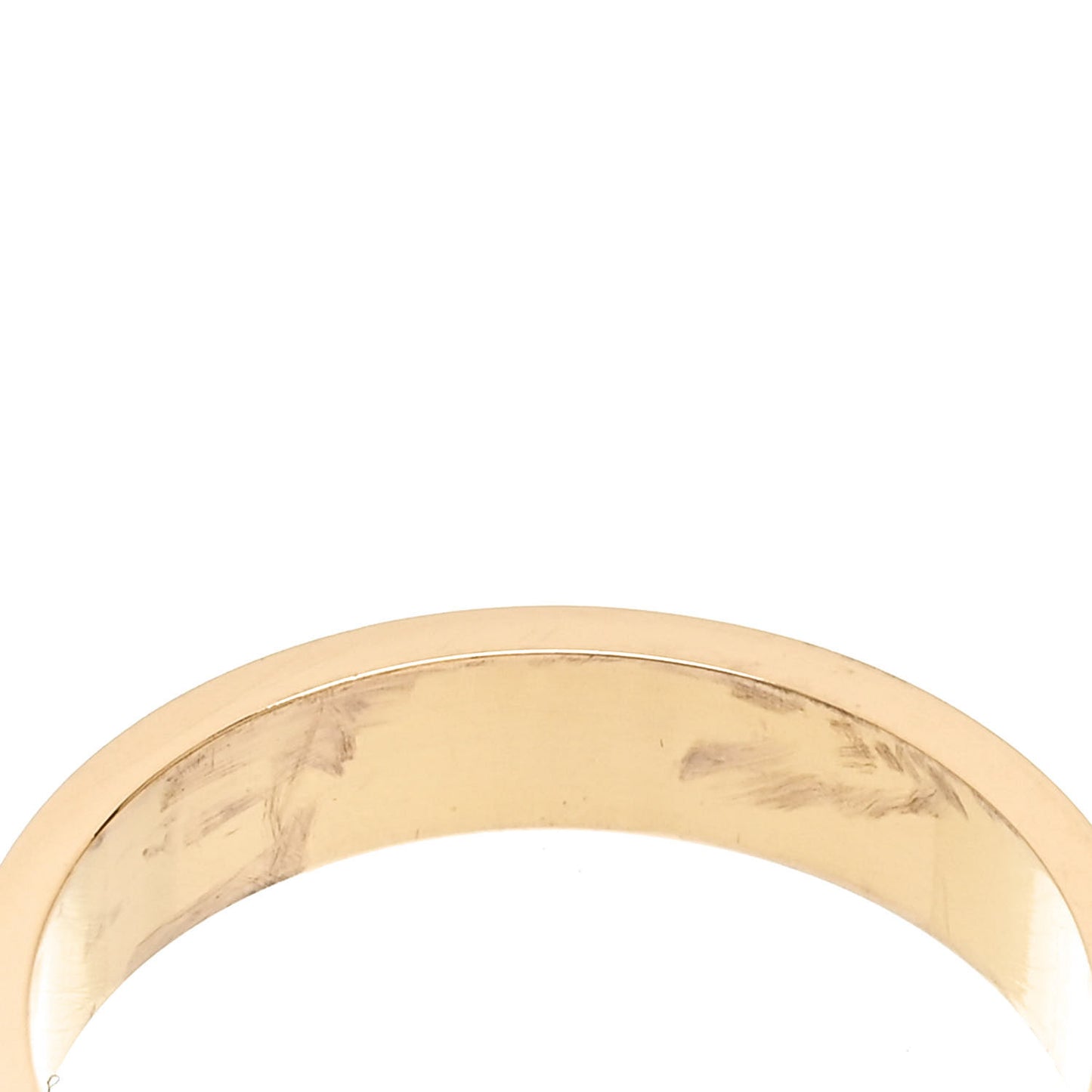 18K Yellow Gold 3.5mm LOVE Wedding Band Ring 47 4