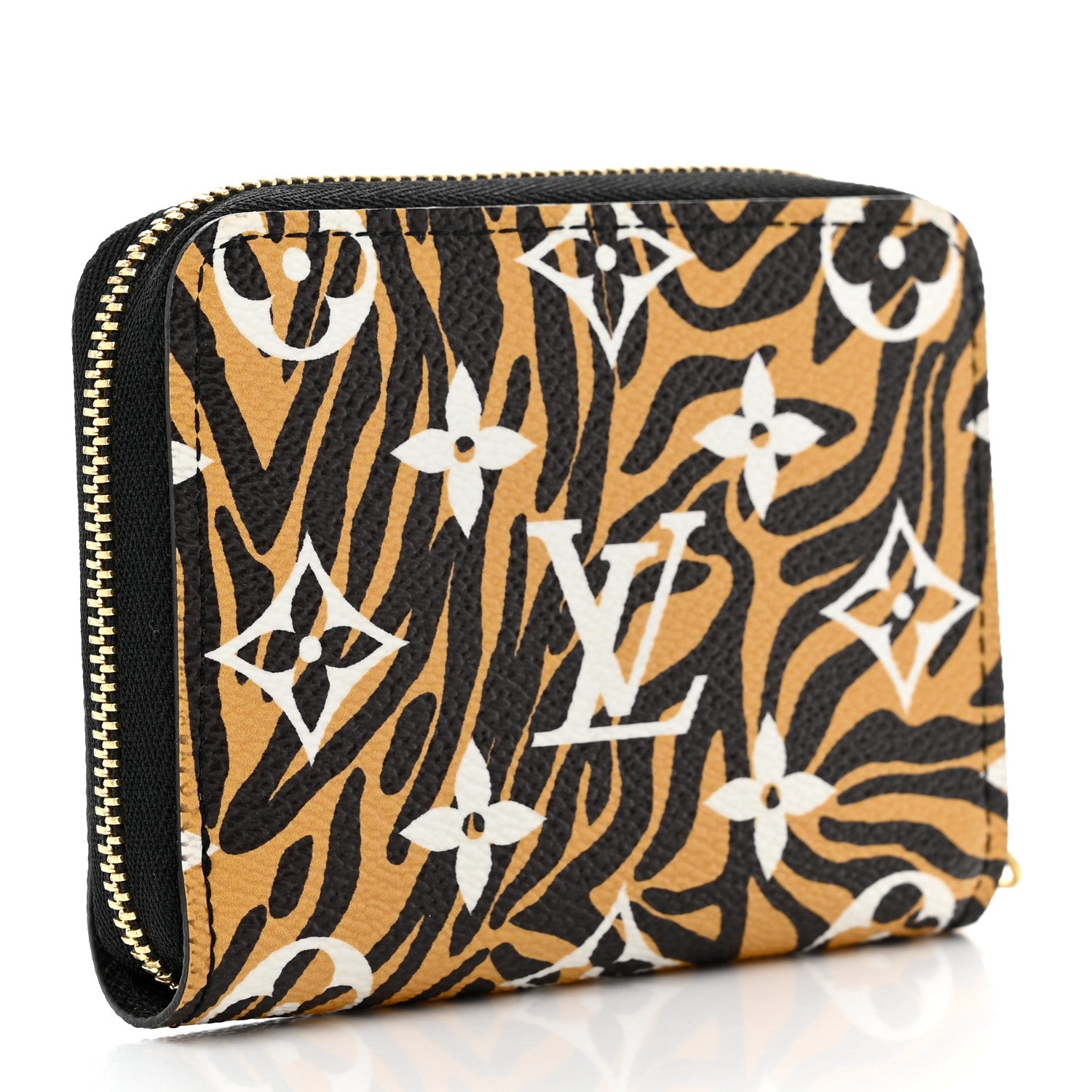 Louis Vuitton Monogram Giant Jungle Zippy Coin Purse Black 3 of 6
