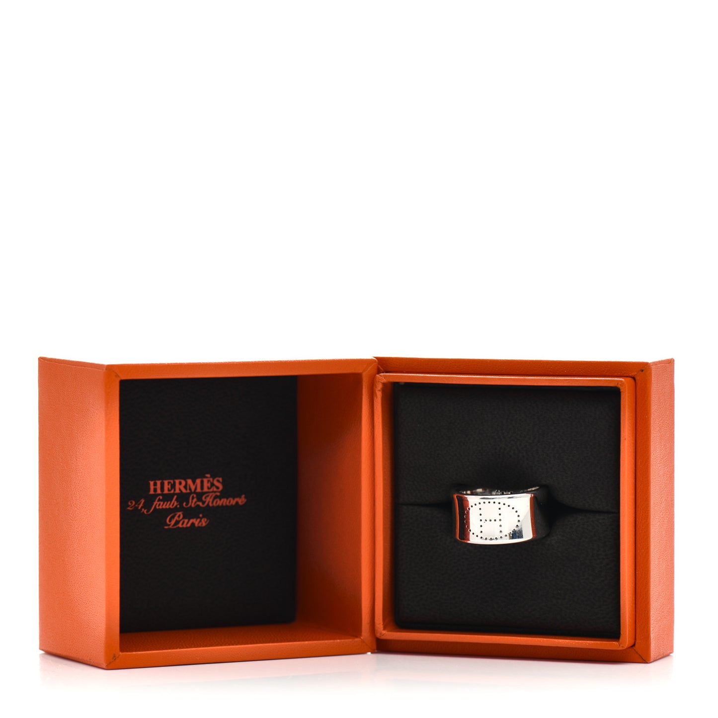 Sterling Silver GM Eclipse Ruban Ring 53 6.25