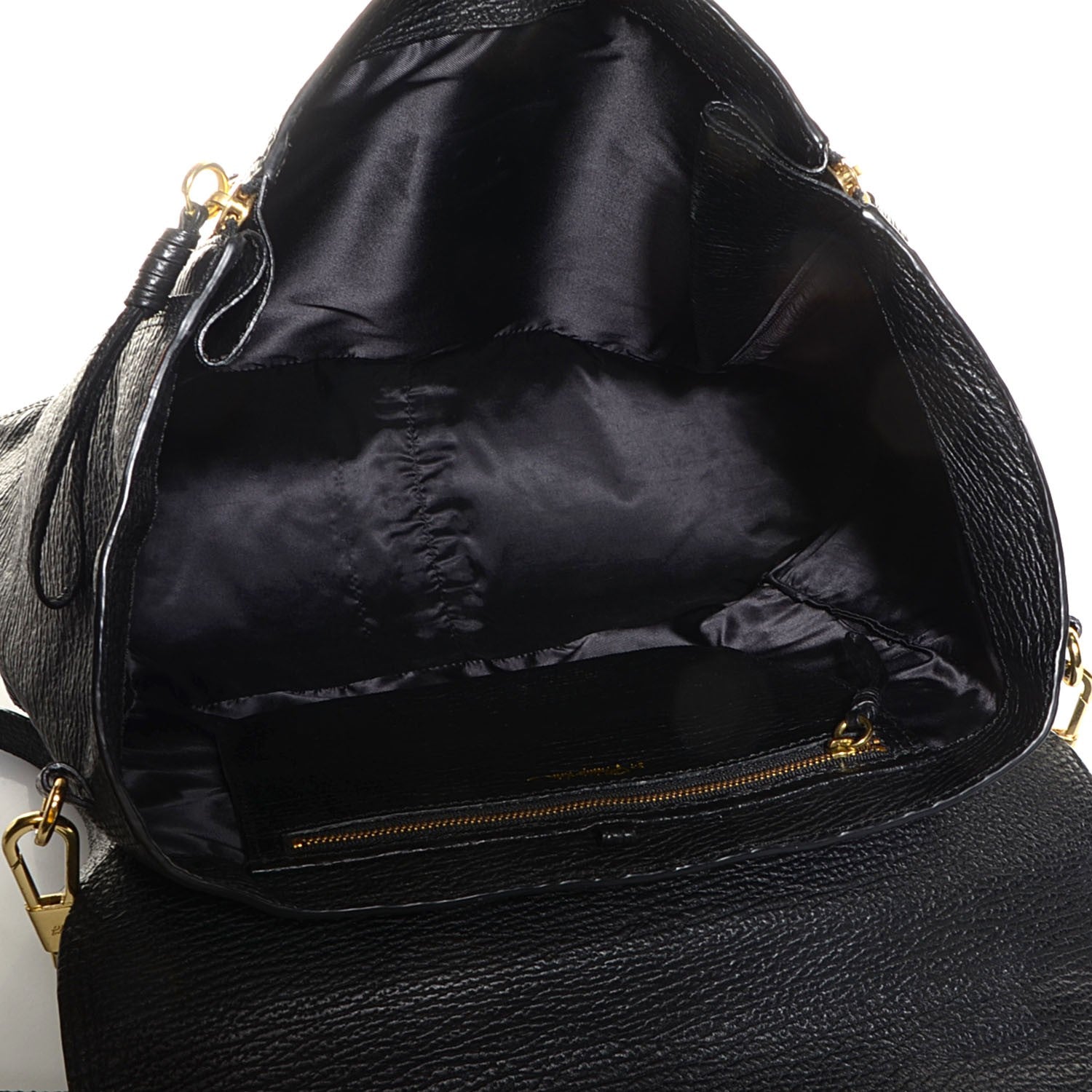 3.1 Phillip Lim 3.1 Leather Large Pashli Satchel Black 5 of 9