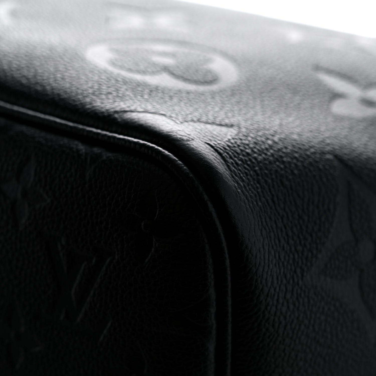 Louis Vuitton Empreinte Monogram Giant Neverfull MM Black 10 of 12