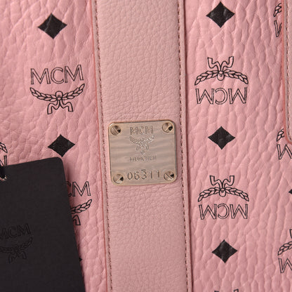 MCM Visetos Medium Liz Reversible Shopper Tote Soft Pink 11 of 17