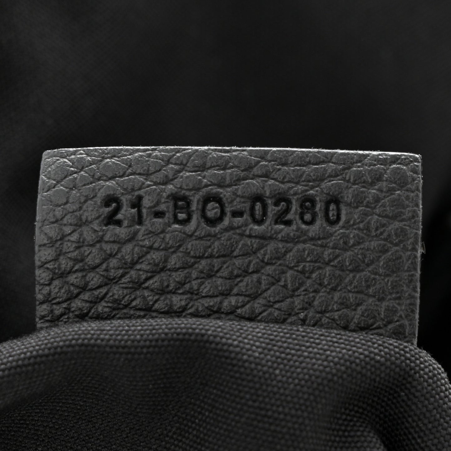 Oblique Mens Saddle Bag Black