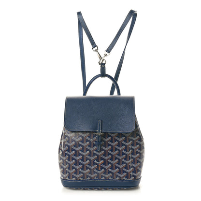 Goyard Goyardine Calfskin Mini Alpin Backpack Navy 1 of 8