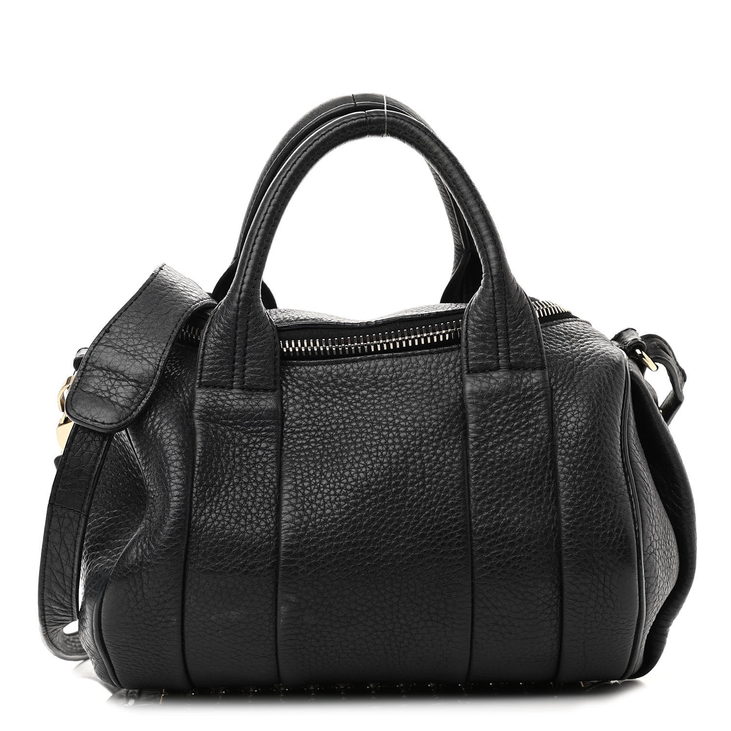 Alexander Wang Pebbled Lambskin Mini Rockie Black Gold Hardware 1 of 17