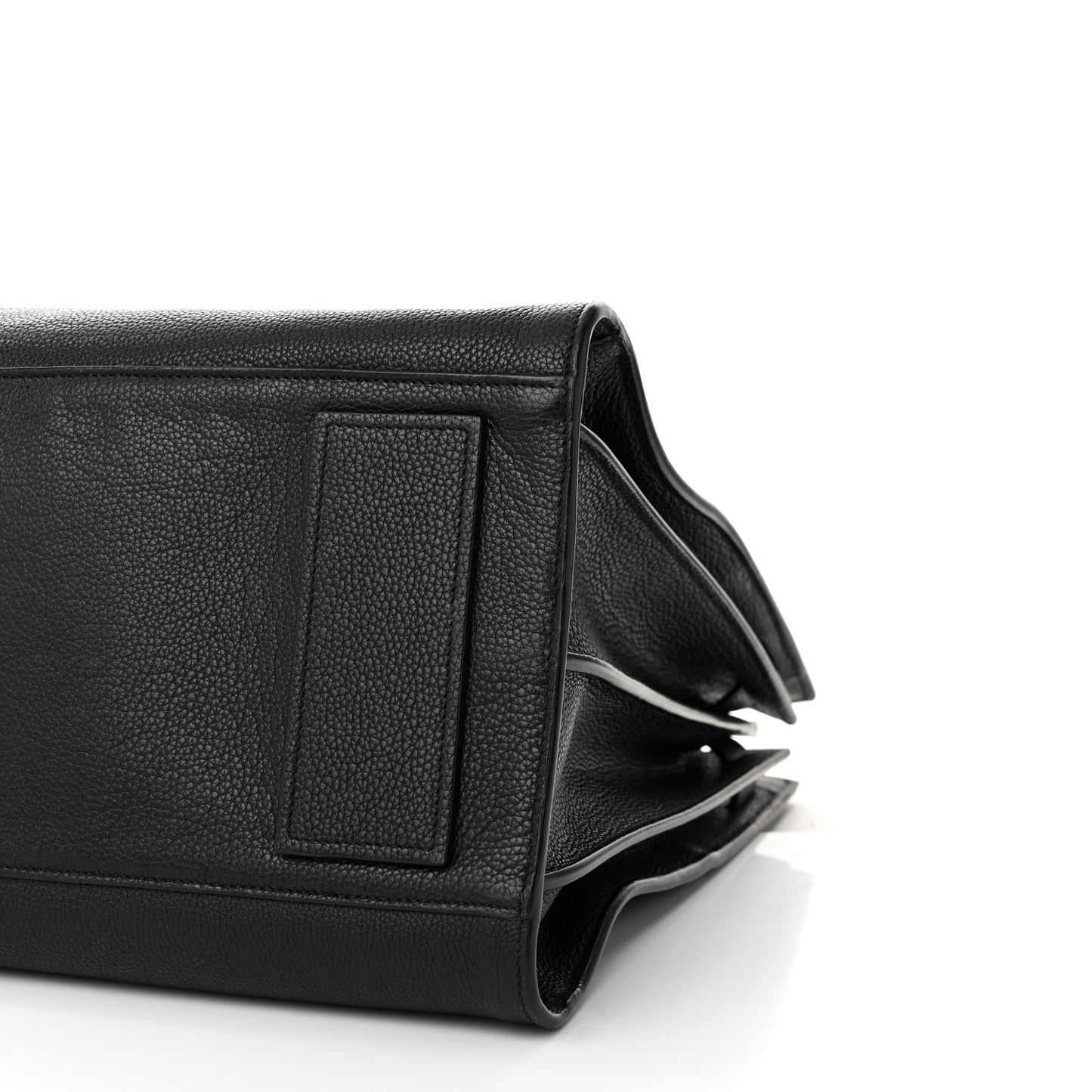 Grained Calfskin Large Souple Sac De Jour Black