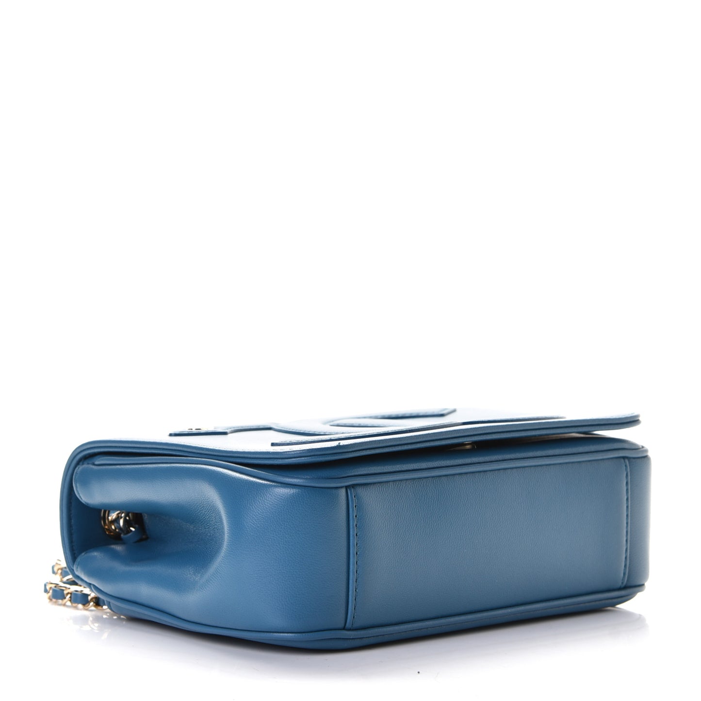 Lambskin CC Mania Flap Bag Turquoise