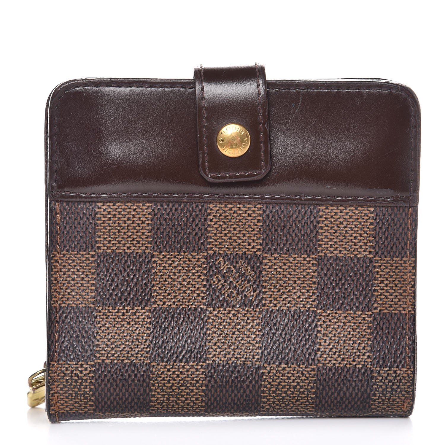Louis Vuitton Damier Ebene Zippe Zipped Compact Wallet 1 of 11