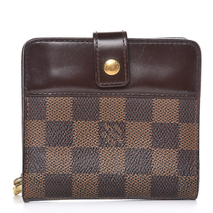 Louis Vuitton Damier Ebene Zippe Zipped Compact Wallet 1 of 11