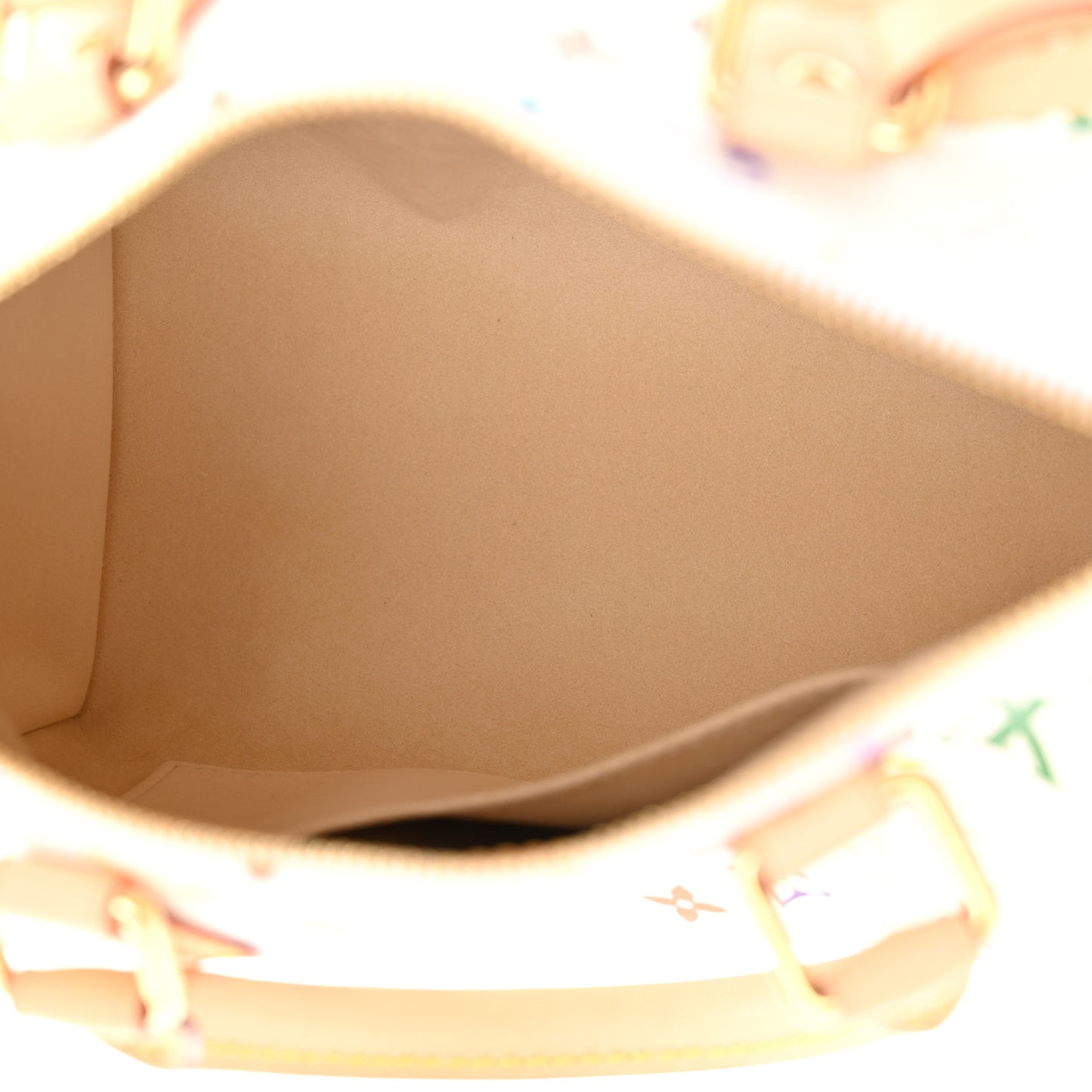 LV X TM Monogram Multicolor Speedy Bandouliere 25 White