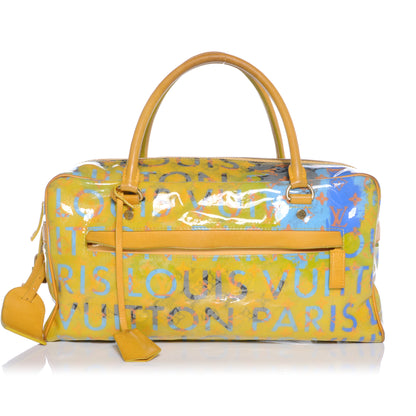 Louis Vuitton Monogram Pulp Defile Weekender PM Yellow 1 of 7