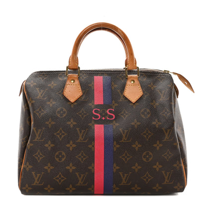 Louis Vuitton Monogram My LV Heritage Speedy 30 Fuchsia Violet 1 of 9