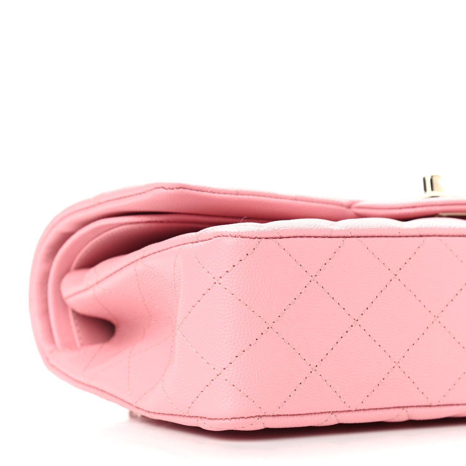 Chanel Caviar Quilted Medium Double Flap Pink 7 of 8