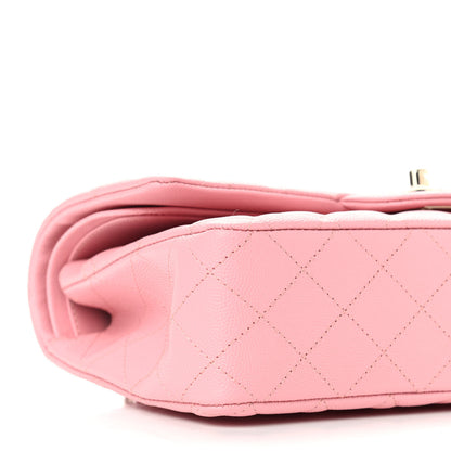 Chanel Caviar Quilted Medium Double Flap Pink 7 of 8